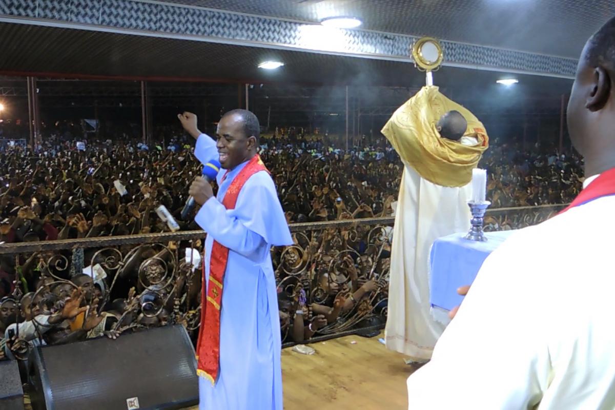 All night at Fr. Mbaka's Adoration Ministry: A real and ...