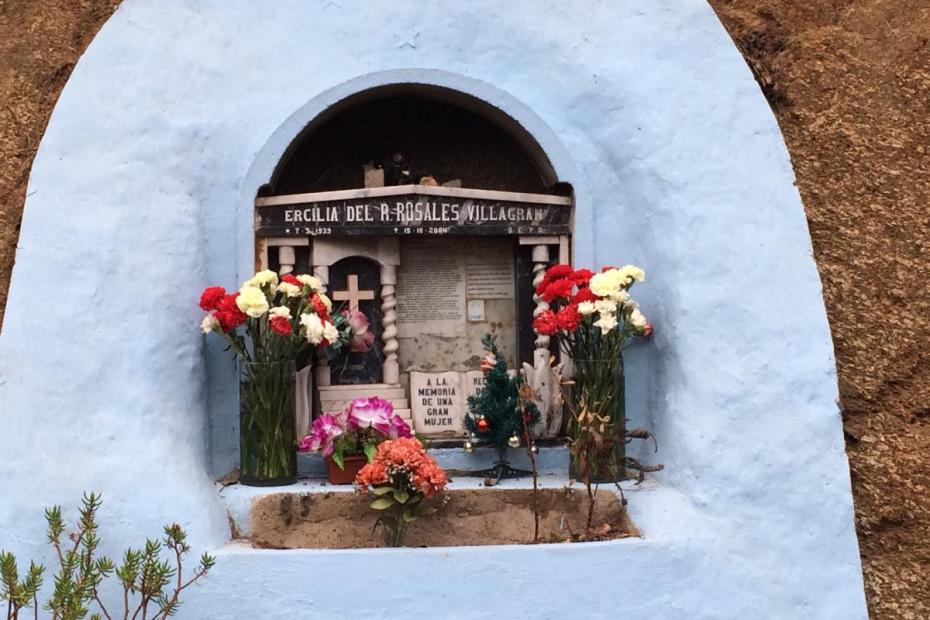 Still well-kept 10 years after Ercilia's death, the animita memorializes "a great woman."